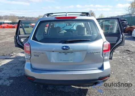 2017 Subaru Forester 2.5I из США, поврежденный, VIN JF2SJABC6HH451001